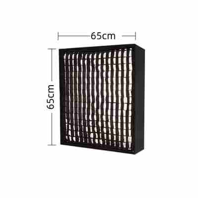 Portable Roll-up LED Light Adjustable Color Temperature 3200K-5600K Remote Control 200W Grid Softbox for Photography Live fornecedor