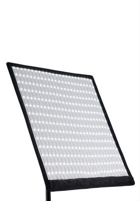Portable Roll-up LED Light Adjustable Color Temperature 3200K-5600K Remote Control 200W Grid Softbox for Photography Live fornecedor