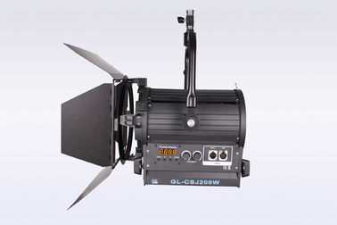 Iluminação de estúdio de TV 200W Iluminação de palco de Fresnel LED Bi Color High TLCI / CRI Com Controle DMX ((Pole-Operated Yoke) fornecedor