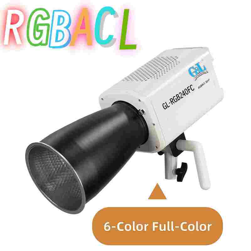 RGB 6-Color Full-Color Spotlight for Film Lighting/RGB/Bluetooth control/6in1 fornecedor