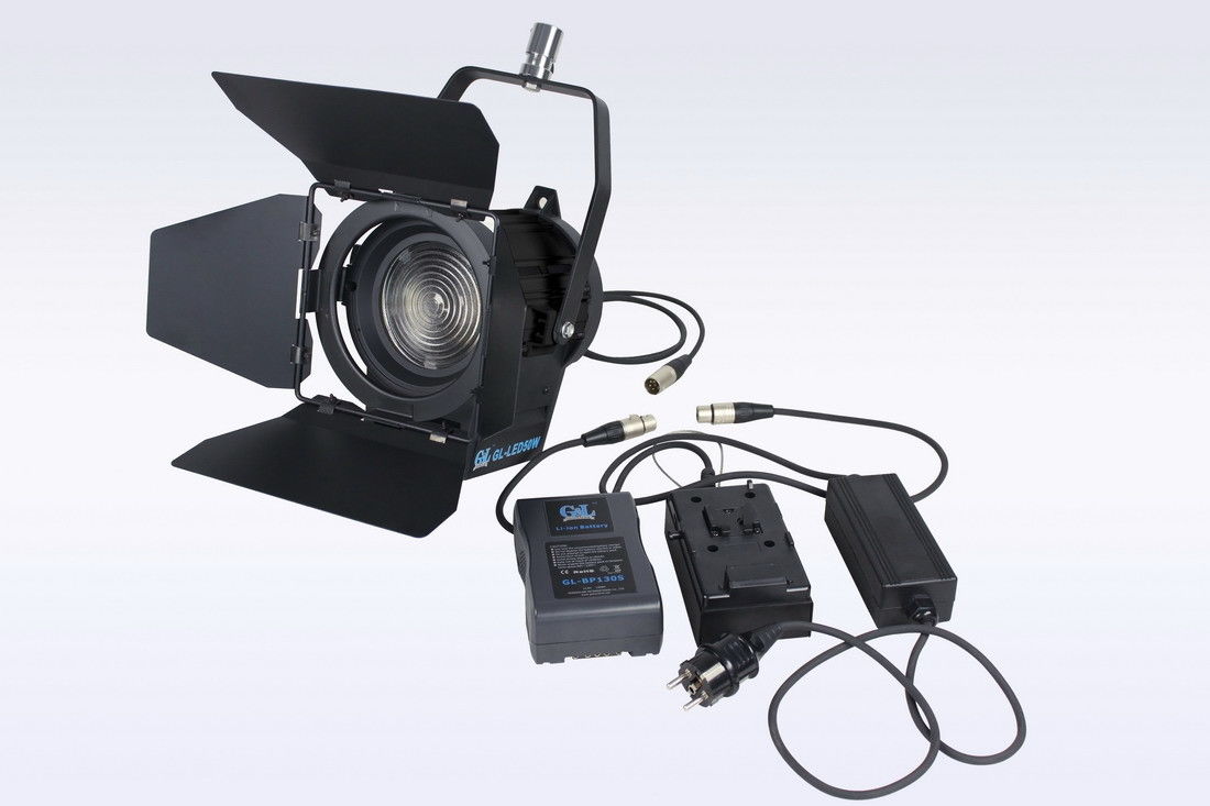 O filme e o vídeo que iluminam 50W o diodo emissor de luz Fresnel iluminam o CRI alto de Tunstan com as placas da bateria da V-montagem de Sony fornecedor